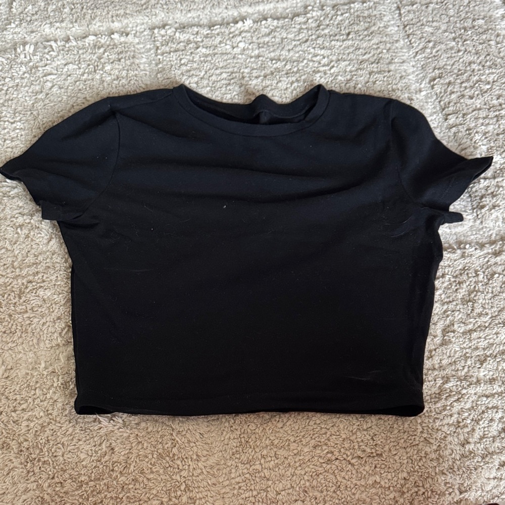 Wild Fable Black Crop Top